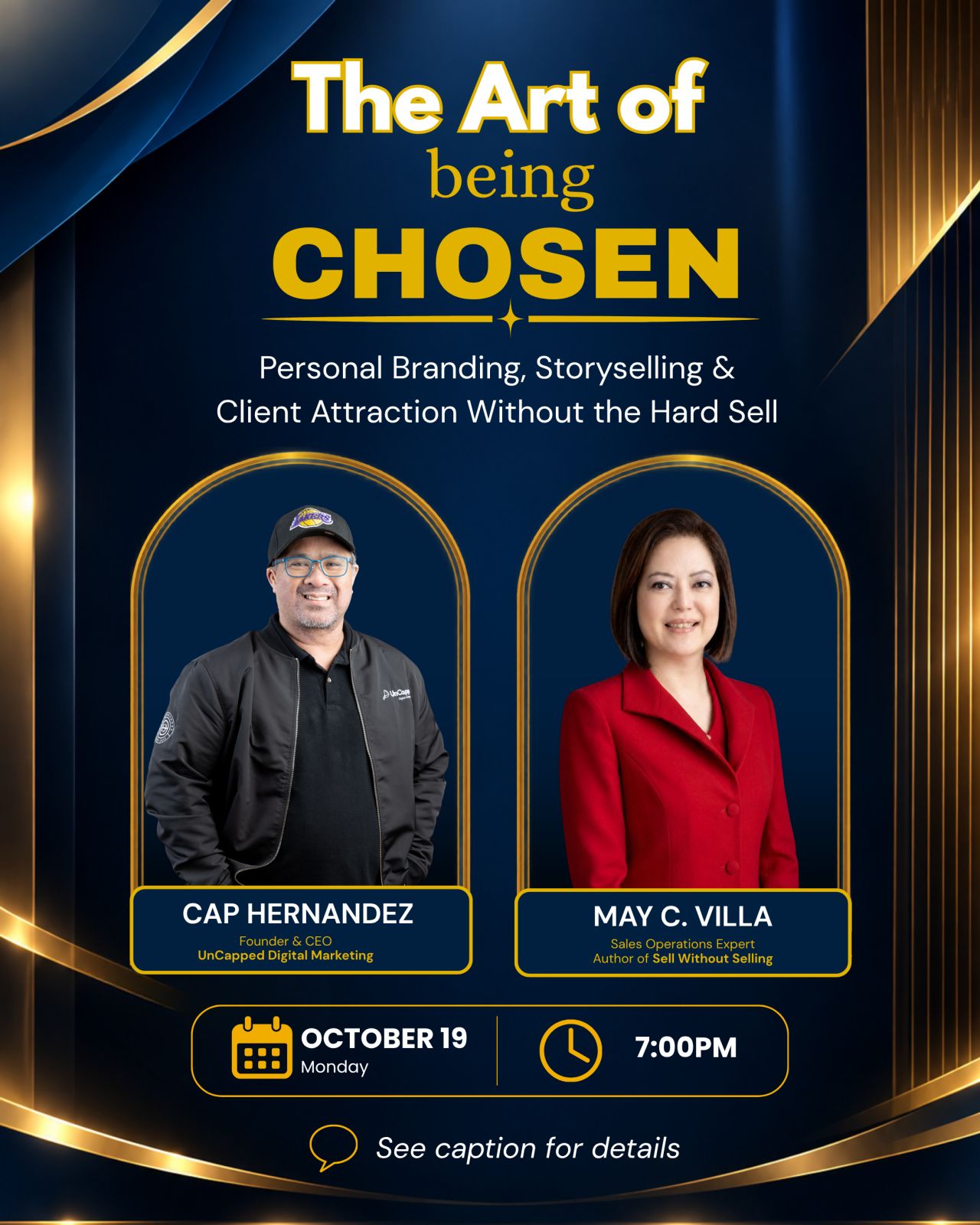 The Art of Being Chosen Masterclass poster
